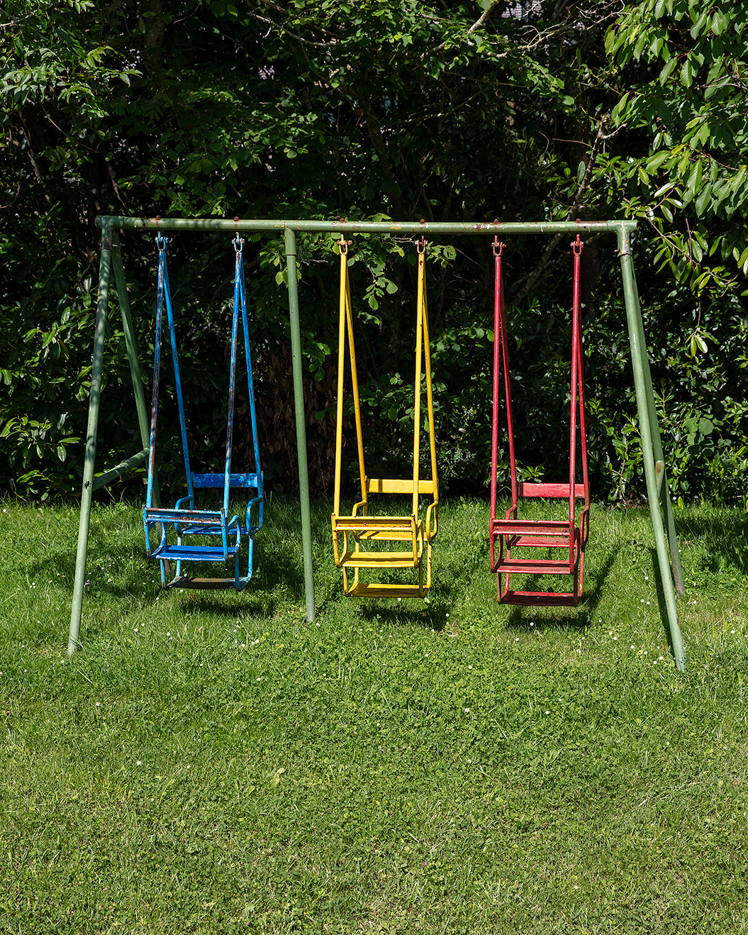 Columpios De Hierro De Los 80 Columpios De Hierro Tricolor