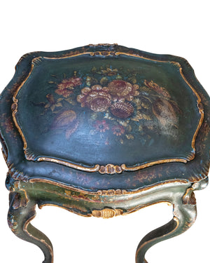 Table de couture vénitienne du XIXème siècle