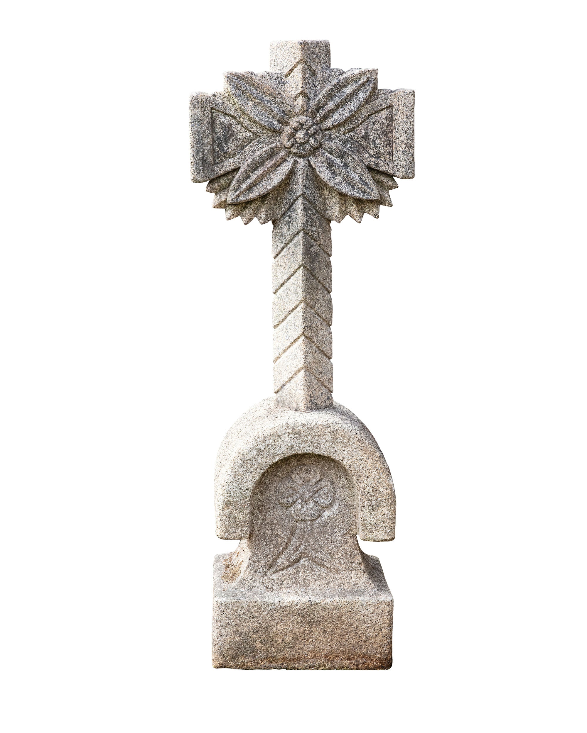 Cruz gallega tallada en granito