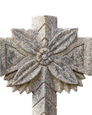 Sculpted galician granite cross