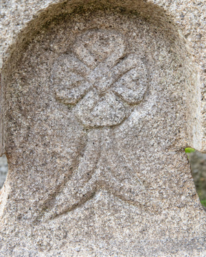 Sculpted galician granite cross