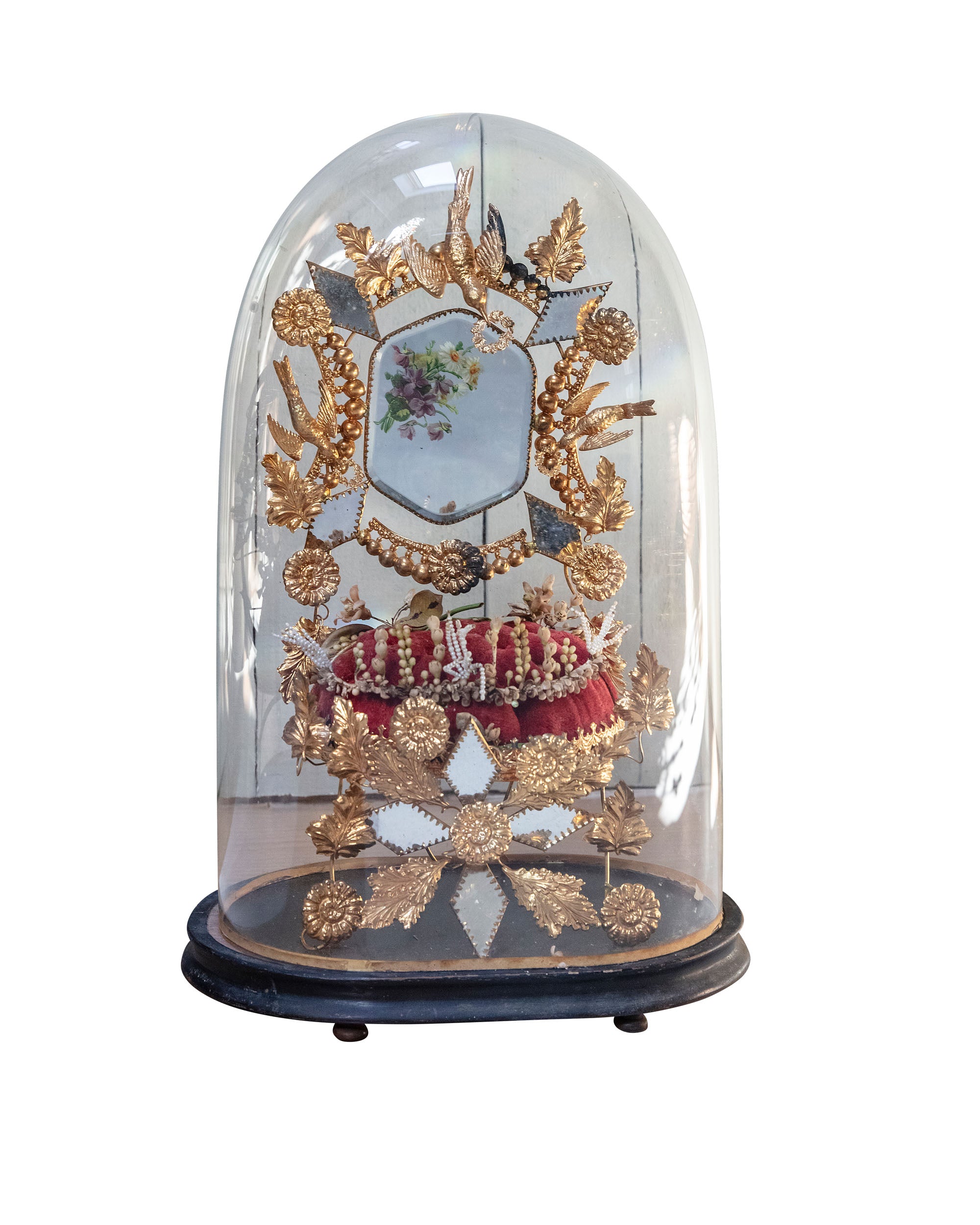 Fanal de novia con corona. Final siglo XIX. Francia