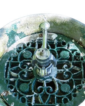 Fuente de hierro verde