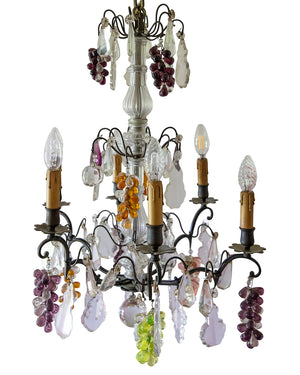 “Fruitier” chandelier. France 1880