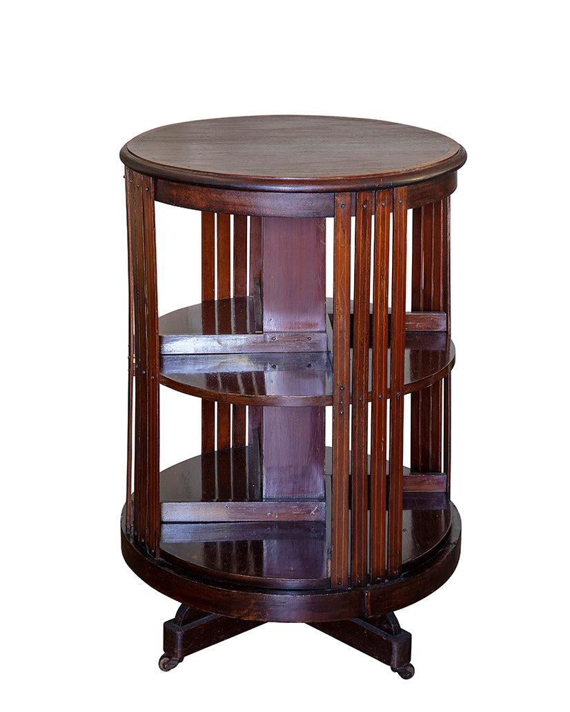 Rotating library-table. England. XIXth century – Gaztelureshop