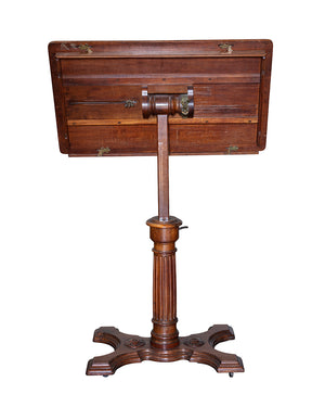English mahogany lectern. XIXth century