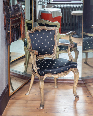 Paire de fauteuils italiens. XIXème siècle