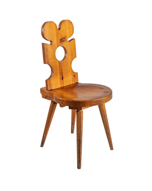 Ensemble de six chaises alsaciennes, années 50
