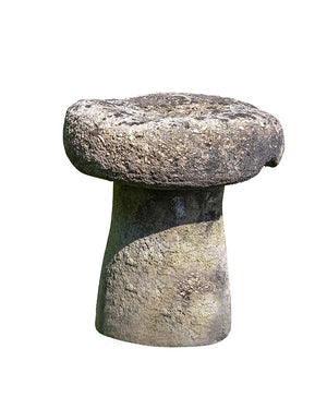 Cement stool with mushroom shape
