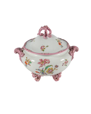 Vajilla de porcelana de DU BARRY Longchamp. Principios siglo XX. 69 piezas