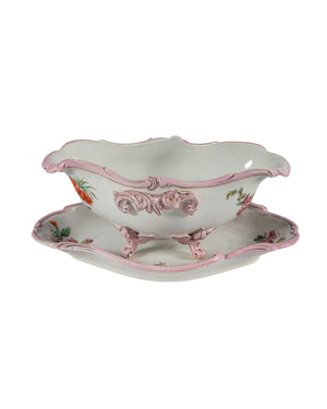 Vaisselle en porcelaine de DU BARRY Longchamp. Début du XXème siècle. 69 pièces