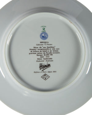 Vajilla de porcelana de Limoges, modelo “Houqua”. Colección G. Thivans. 36 piezas