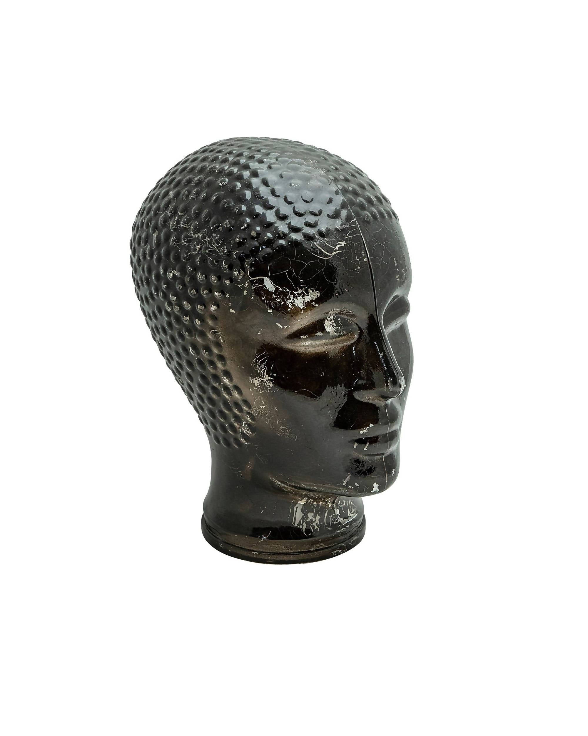 Black crystal male head. 1970’s